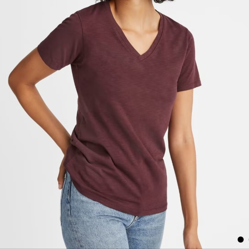 American Giant v-neck tee